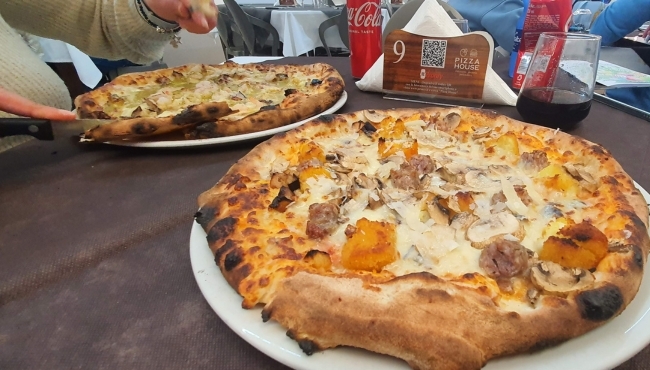Menu pizza per 2 persone con antipasto rustico